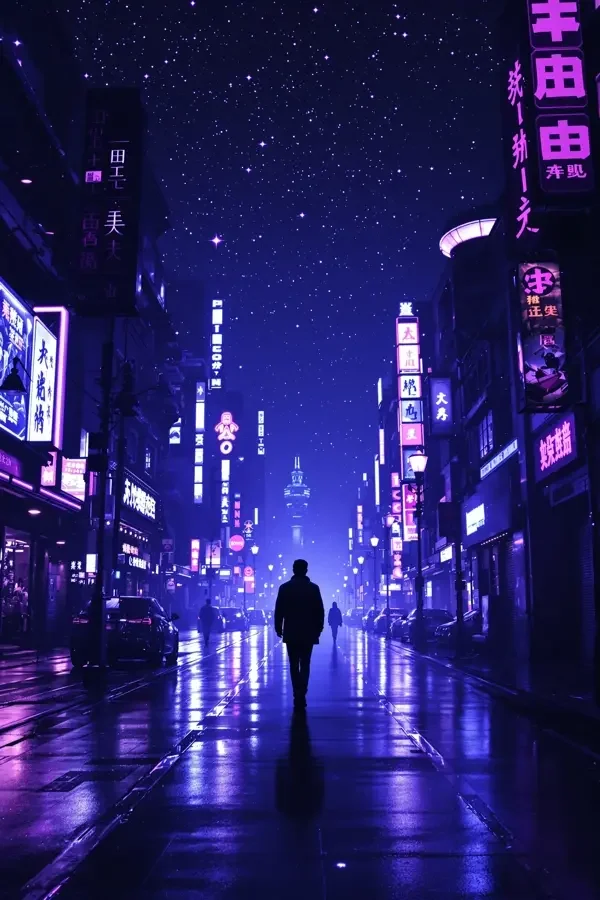都市夜行海报